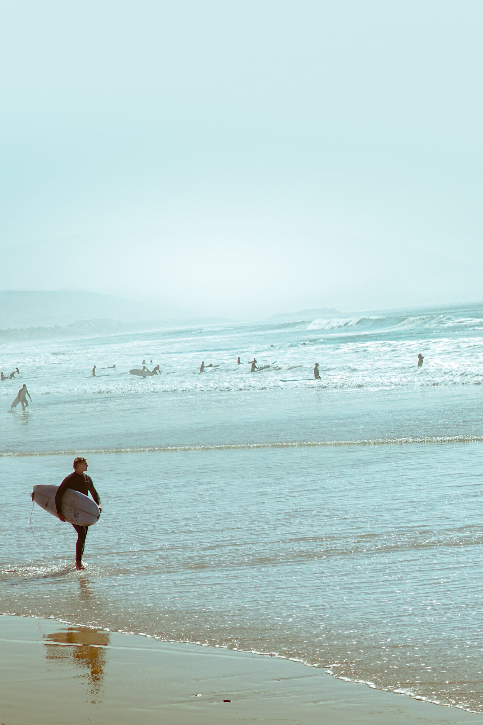 Surfer at the beach